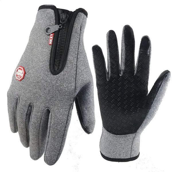 Gants - Grijs - Taille XXL - Femme - Homme - Chaud - Hiver - Thermolate